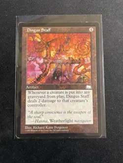 Mtg X1 Dingus Staff Weatherlight Magic The Gathering (Artifact) - Image 1