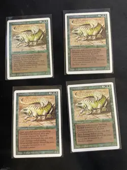 MtG X4 Thicket Basilisk Revised Magic the Gathering - Image 1