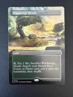Windswept Heath (Borderless) Modern Horizons 3 Foil MTG NM - Image 1