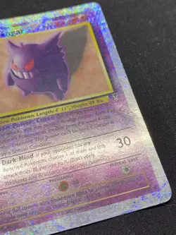 Gengar 11/110 Legendary Collection Reverse Holo Pokemon 2002 (HP) - Image 3