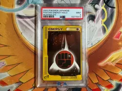 Pokemon 2002 McDonald's Japanese E-Reader Fighting Energy Holo PSA 9 - Image 1