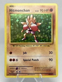 Hitmonchan 62/108 XY Evolutions Holo Rare 2016 Pokemon TCG NM - Image 1