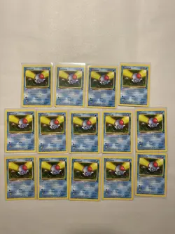 Tentacool 56/62 Fossil Set- 14 Card Lot Near Mint Vintage WOTC - Image 1