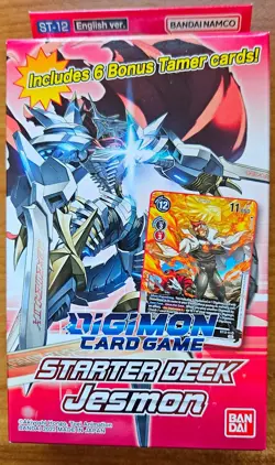 Digimon Jesmon Starter Deck : ST-12 New & Sealed TCG Trading Card Game 54 Cards - Image 1
