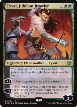 Tyvar, Jubilant Brawler [Phyrexia: All Will Be One] NM 218/271 MTG Card - Image 1
