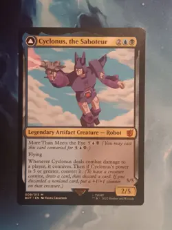 MTG Cyclonus, the Saboteur Cyclonus, Cybertronian Fighter Transformers 009/015 - Image 1