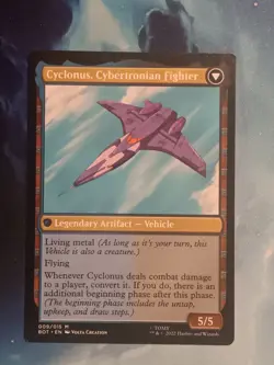 MTG Cyclonus, the Saboteur Cyclonus, Cybertronian Fighter Transformers 009/015 - Image 2