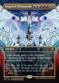 MTG Borderless Special Guests SPG Inspired Ultimatum MINT - Image 1