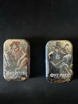 One Piece Tin Pack Vol 2 Set of 2 • TS-02 OP-13 • Factory Sealed 🏴‍☠ - Image 1
