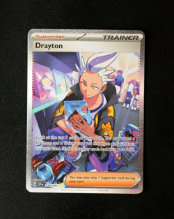 Pokemon Card - Drayton 244/191 Surging Sparks - Special Illustration Rare - NM ⭐ - Image 1