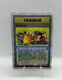 Challenge! Pokemon Trainer Card 106/110 Legendary Collection Reverse Holo 2002 - Image 2