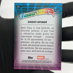 Marvel Card Ghost-Spider Gwen FS-1 Future Stars Topps Chrome 2025 [NM] - Image 3