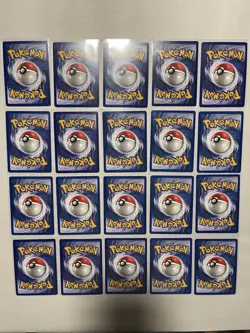 Grimer 48/62 Fossil Set- 20 Card Lot In Near Mint Condition Vintage WOTC - Image 2