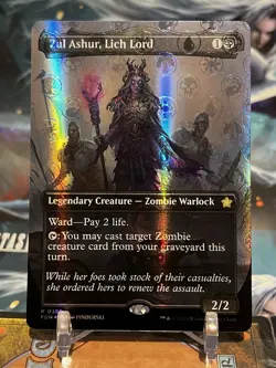 MTG | Zul Ashur, Lich Lord (☄Mana FOIL✨) [Foundations] - Image 1