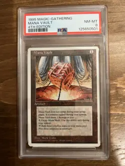 MTG Mana Vault - 4th Edition Regular Rare - Image 1