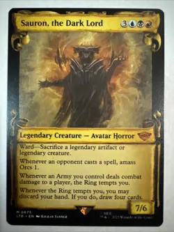 Sauron, the Dark Lord (Showcase Scrolls) MTG Universes Beyond: Lord of the Rings - Image 1