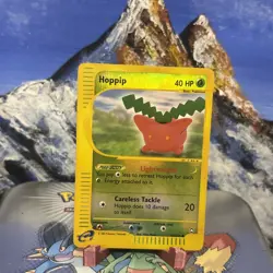 Hoppip - 083/147 Pokemon Aquapolis - Reverse Holo E Reader ✨ Damaged - Image 2