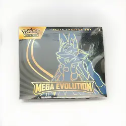 Pokemon TCG Mega Evolution Lucario ETB Elite Trainer Box - New Sealed - Image 1
