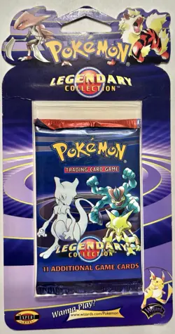 2002 Pokemon Legendary Collection Blister Pack Booster Vintage WOTC W/ Acrylic - Image 1