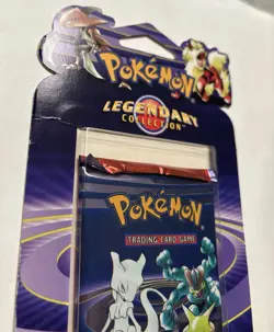 2002 Pokemon Legendary Collection Blister Pack Booster Vintage WOTC W/ Acrylic - Image 3