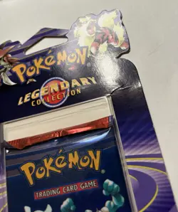2002 Pokemon Legendary Collection Blister Pack Booster Vintage WOTC W/ Acrylic - Image 4