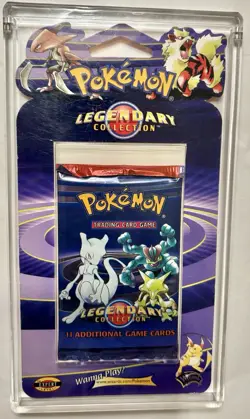 2002 Pokemon Legendary Collection Blister Pack Booster Vintage WOTC W/ Acrylic - Image 5