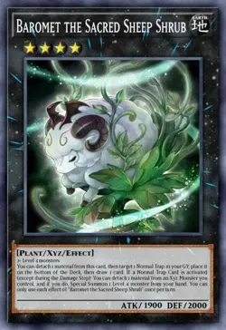 Baromet the Sacred Sheep Shrub - CYAC-EN097 Super Rare | Yu-Gi-Oh! Card - Image 1