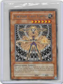 Fortune Lady Earth SOVR-EN012 - Rare- Near Mint - Unlimited - Yugioh - Image 1