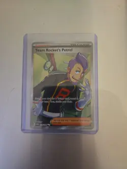 Team Rocket's Petrel 226/182 Full Art Ultra Rare Destined Rivals Pokemon card NM - Image 1