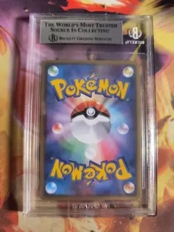 Pokemon Card Bulbasaur Bisasam ADV Promo Black Star Magma Japanese BGS Beckett 8 - Image 5