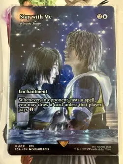 MtG: Stay with Me - Rhystic Study Final Fantasy (Showcase) - Regular [FCA 0031] - Image 1