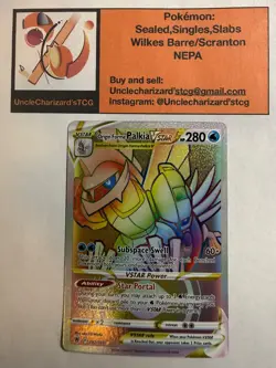 Pokemon Origin Forme Palkia VSTAR 192/189 Astral Radiance Secret Rare Holo - Image 1