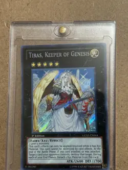 YuGiOh Tiras, Keeper of Genesis GENF-EN044 1st Edition Secret Rare NM - Image 1