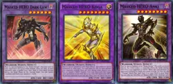 Masked Hero Complete Deck - Dark Law - Anki - Dian - NM - 45 Cards - Yugioh NM - Image 1