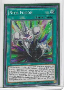 Neos Fusion SAST-EN060 - Super Rare - Near Mint - 1st - Yugioh - Image 1