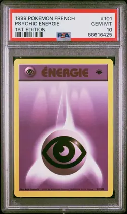 💎PSA 10 1st Edition Psychic Energie French Base Set - Pokemon Card GEM MINT💎 - Image 1