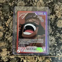 Namco Gol.D.Roger Alternate Art Foil Leader Card OP13-003 One Piece CCG 7000 - Image 1