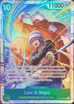 Law & Bepo Starter Deck 24: GREEN Jewelry Bonney ST24-004 One Piece TCG Card NM - Image 1