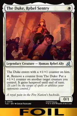 The Duke, Rebel Sentry ** FOIL #76 ** Avatar: Eternal - CUC NM MTG - Image 1