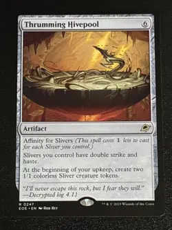 MTG Edge of Eternities Thrumming Hivepool 0247 NM Rare - Image 1