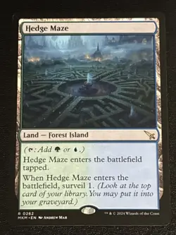 MTG Murders at Karlov Manor Hedge Maze 0262 NM Rare - Image 1