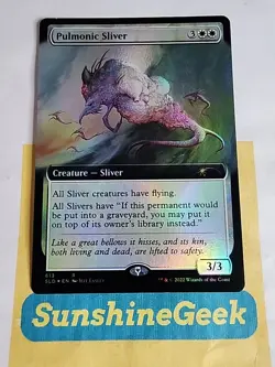 Pulmonic Sliver (Extended Art) Secret Lair Drop Foil - Image 1