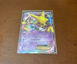 Pokemon TCG: Alakazam EX 25/124 - Ultra Rare - Fates Collide - Damaged - Image 3
