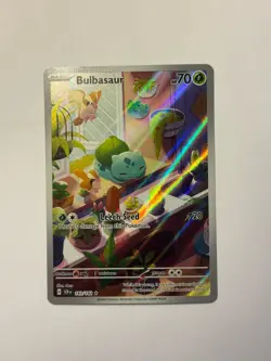 Bulbasaur 143/142 Stellar Crown Illustration Rare Pokemon NM - Image 1