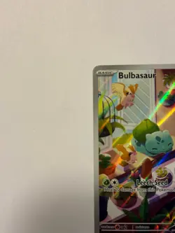 Bulbasaur 143/142 Stellar Crown Illustration Rare Pokemon NM - Image 3