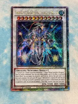 YUGIOH CRYSTAL CLEAR WING OVER SYNCHRO DRAGON QUARTER CENTURY SECRET SUDA-EN039 - Image 1