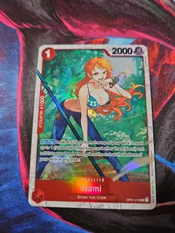 Nami - OP01-016 - Rare - ST10 Alt Art - English - Near Mint - One Piece CCG - Image 1