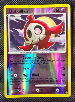 Pokemon Card - Duskull - D&P Stormfront - Reverse Holo Secret Rare - SH2 - NM-LP - Image 1