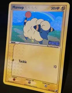 Pokemon 2005 Mareep Ex Unseen Forces Holo 62/115 - Image 2
