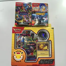 Lot Pokemon day 2026 Phantasmal Flames and surging sparks Booster Bundle - Image 1